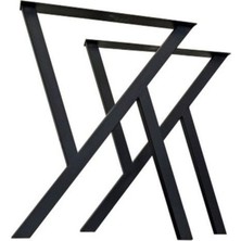 An Dekor Y Desenli Metal Masa Ayağı