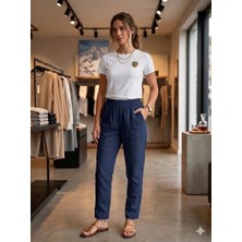 CGA Kadın Pantolon Kadın Tencel Pantolon 66-10061 Önü Dikişli Kesim Tencel Pantolon