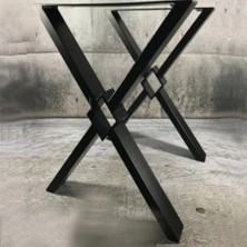 An Dekor Yemek Masası Ayağı Metal Masa Ayağı – x Desenli Tasarım