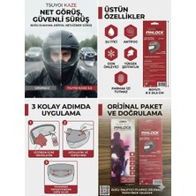 Motosiklet Pinlock Kask Vizörü Buğu Buhar Önleyici