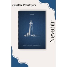 Nevahir Günlük Planlayıcı Defter 2026 A5 100 gr Kalın Kağıt Helezon Ajanda Organizer
