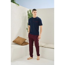 Amora Fancy Clothing Kocabey 2118 Midi Yaka Pijama Takım