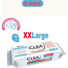 Clea Fantasy Mopa Uyumlu Yüzey Temizleme Havlusu 70 Yapraklı- 3 Adet