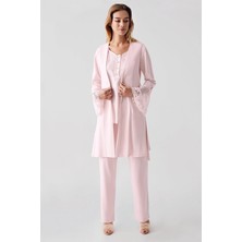 Amora Fancy Clothing Freshness 322 Kadın Sabahlıklı Pijama Takımı