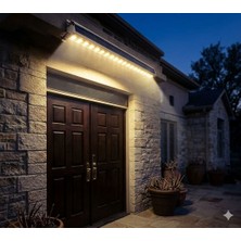 Gaman Güneş Enerjili LED Duvar Aydınlatma - Su Geçirmez, Uzun Ömürlü,sensörlü Dış Mekan Solar Lamba 100CM