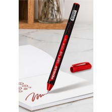 Artlantis Simli Tükenmez Kalem 1 Adet Pensan Jely Simli Pilot Kalem Ergonomik Tutuş Yumuşak Yazım Siyah Defter Renkli Kalem