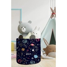 Talia Home Galaksi Çocuk ve Bebek Odası Düzenleyici Oyuncak Sepeti TLAS-037