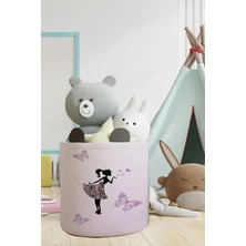 Talia Home Prenses Desenli Çocuk ve Bebek Odası Düzenleyici Oyuncak Sepeti TLAS-018