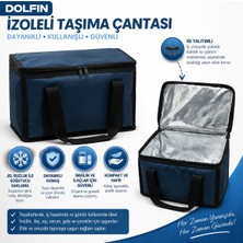 Dolfin Izoleli Soğuk Taşıma Çantası – Isı Yalıtımlı Termal Çanta, Su Geçirmez, Insülin & Ecza Malzemeleri Taşıma Çantası, Gıda ve Içecekler Için Soğutucu Çanta