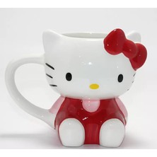 Store Mania Ieg™ 3D Hello Kitty Tasarımı Porselen Kupa Bardak