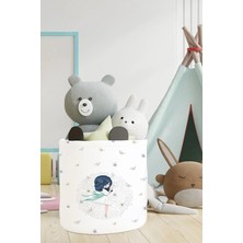 Talia Home Prenses Çocuk ve Bebek Odası Düzenleyici Oyuncak Sepeti TLAS-049