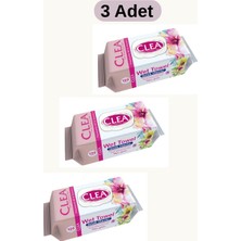 Clea Fantasy Islak Havlu 120LI Kapaklı / Çiçekli 3 Adet