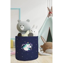 Talia Home Unicorn Çocuk ve Bebek Odası Düzenleyici Oyuncak Sepeti TLAS-066