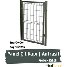 Telfence Panel Çit Kapı , Bahçe Kapısı - Göbek Kilitli