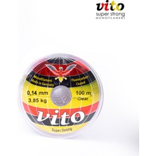 Vito 0,14 100M Yekpare Misina Şeffaf