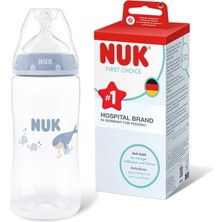 Nuk First Choice 3m+ Anticolic Polipropilen Biberon Mavi 300ML