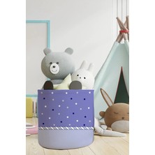 Talia Home Yıldızlı Çocuk ve Bebek Odası Düzenleyici Oyuncak Sepeti TLAS-058