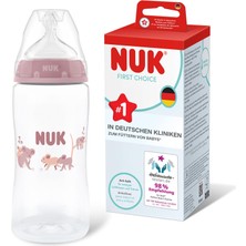 Nuk First Choice 3m+ Anticolic Polipropilen Biberon Pembe 300ML