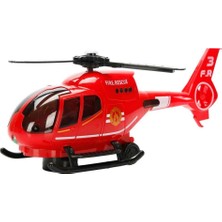 NW NessiWorld Sesli ve Işıklı Projeksiyonlu Itfaiye Helikopteri 30 cm