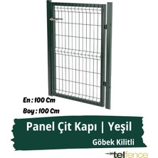 Telfence Panel Çit Kapı , Bahçe Kapısı - Göbek Kilitli