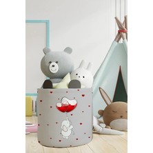 Talia Home Filli Kalp Çocuk ve Bebek Odası Düzenleyici Oyuncak Veya Kirli Sepeti TLAS-164