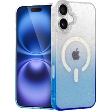 Magicool Iphone 16 Plus Pummel Shiny Magsafe Kapak - Mavi