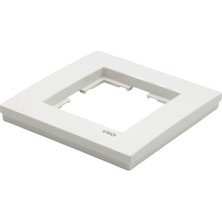 Karre Beyaz Tekli Çerçeve / Viko