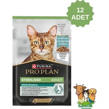 Pro Plan Sterilised Okyanus Balıklı Yaş Kedi Maması 85 gr - 12 Adet