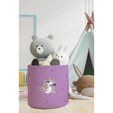 Talia Home Unicorn Çocuk ve Bebek Odası Düzenleyici Oyuncak Sepeti TLAS-054