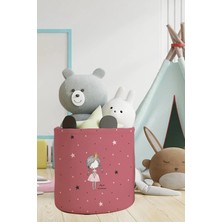 Talia Home Prenses Çocuk ve Bebek Odası Düzenleyici Oyuncak Sepeti TLAS-042