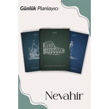 Nevahir Günlük Planlayıcı 3’lü Set A5 Spiralli Ajanda 2026 Özel Tasarım