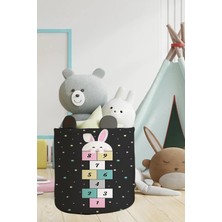 Talia Home Gece Desenli Çocuk ve Bebek Odası Düzenleyici Oyuncak Veya Kirli Sepeti TLAS-136