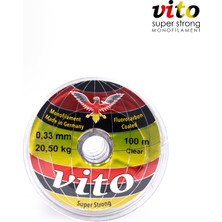 Vito 0,33 100M Yekpare Misina Şeffaf