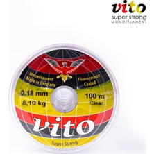 Vito 0,18 100M Yekpare Misina Şeffaf
