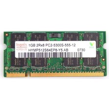 Hynix 1gb 2rx8 PC2-5300S-555-12 HYMP512S64CP8-Y5AB-C 0730