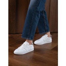 Ece'nin Butiği Kelsey Beyaz Hakiki Deri Kadın Spor Ayakkabi