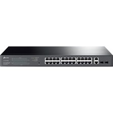 Tp-Lınk SG1428PE, 28 Port, Gigabit, Poe+ 250W, 2 Port Gigabit Sfp, Rackmount, Yönetilebilir, Switch