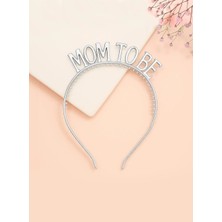 Parti Adresi Mom To Be Taç Mika Plastik Baby Shower Tacı Gümüş