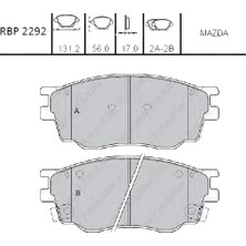 Raion On Fren Balata - Mazda-6 1.8-2.0 03-
