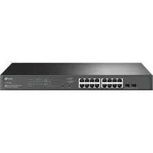 Tp-Lınk Omada TL-SG2218P 16 Port Gıgabıt+2xgıgabıt Sfp Uplınk Yönetilebilir 150W Poe Rackmount Swıtc