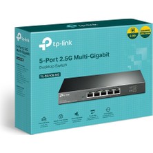 Tp-Lınk TL-SG105-M2, 5 Port, 2,5gbps, Multi-Gigabit, Yönetilemez, Metal Kasa, Masaüstü Switch