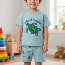 Veraye Sock Colored Baskılı Kaplumbağa Penye Tkm