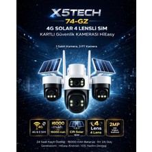 Pro RX74-GZ 4g Solar 4 Lensli Güvenlik Kamerası