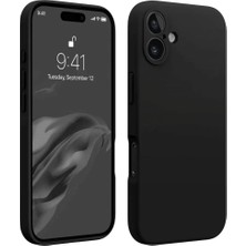 Sylar iPhone 16 Plus Kılıf First Silikon - Siyah