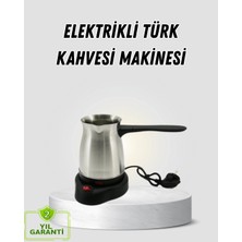 Buğz 800W Paslanmaz Elektrikli Cezve Gizli Rezistans ve Ergonomik Kulp