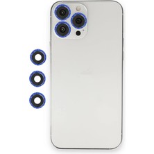 Sylar iPhone 12 Pro Max Shine Kamera Lens - Lacivert