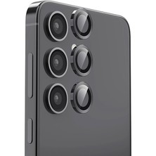 Sylar Samsung Galaxy S25 Raze Metal Kamera Lens - Siyah