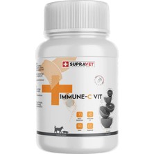Supravet Immune C Bağışıklık Güçlendirici Köpek Vitamini 75 Tablet - C Vitamini Desteği ve Doğal İçerik