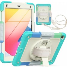 Sylar iPad 5 Air 9.7 Kılıf Tablet Rainbow Kapak - Turkuaz