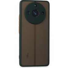 Buğz Realme 11 Pro Kılıf Montreal Silikon Kapak - Yeşil